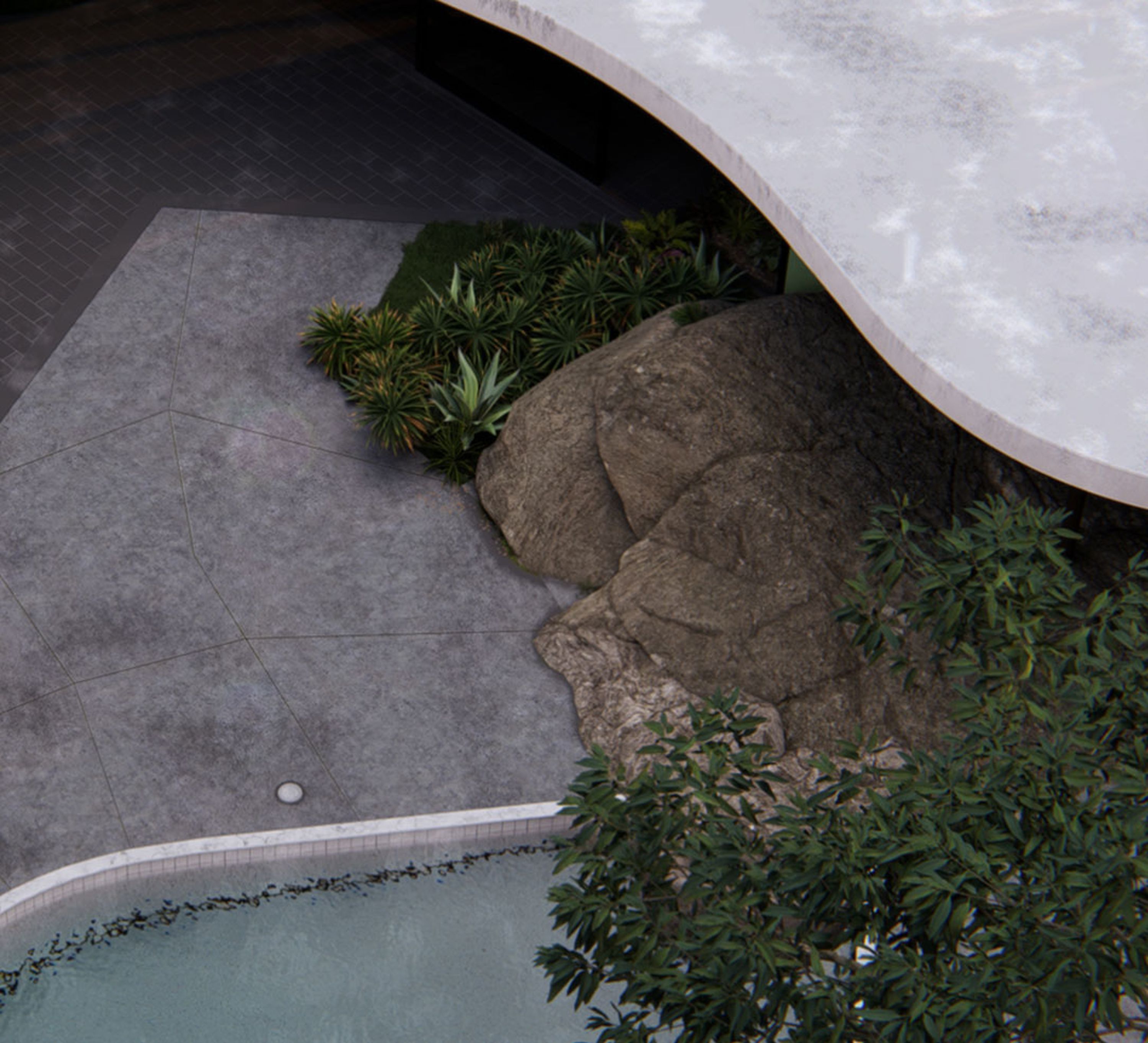 Detalle Casa das Canoas Detalle Casa das Canoas