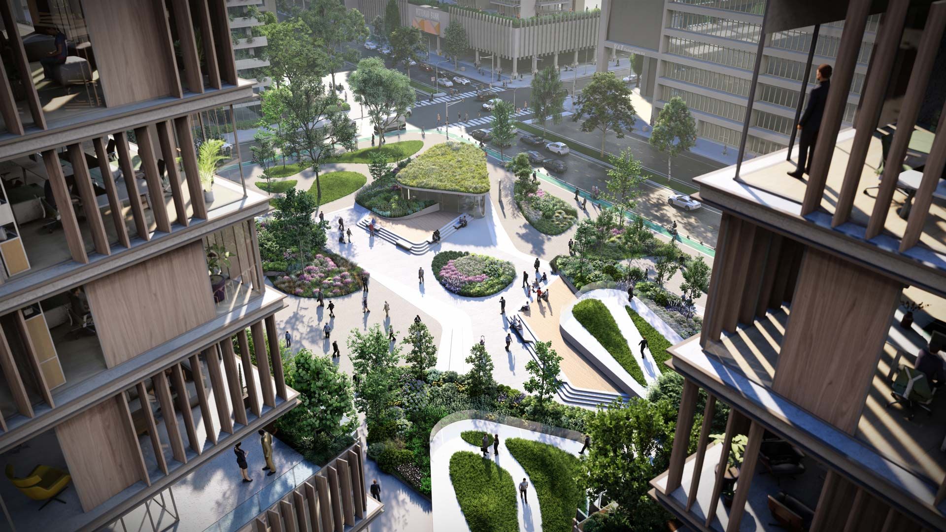 Urban plaza